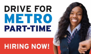 Drive for Metro Part-Time Graphic